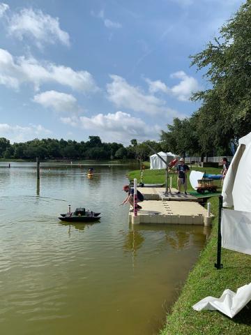 RoboBoat in competition from UL Lafayette mechanical engineering team